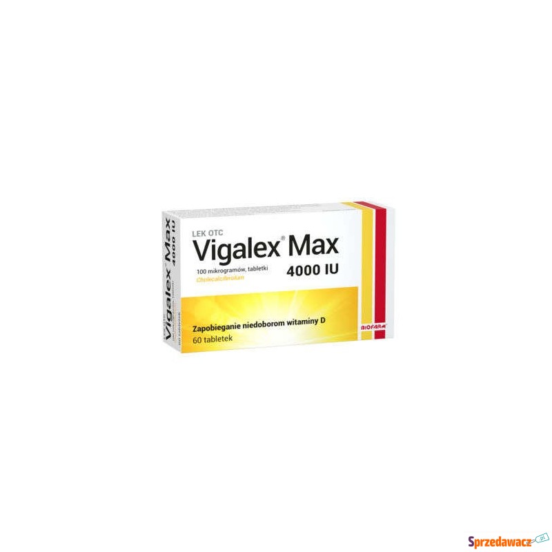 Vigalex max 4000 x 60 tabletek - Witaminy i suplementy - Myślachowice