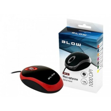 Mysz BLOW MP-20 84-011# (optyczna; 1000 DPI; kolor czerwony)