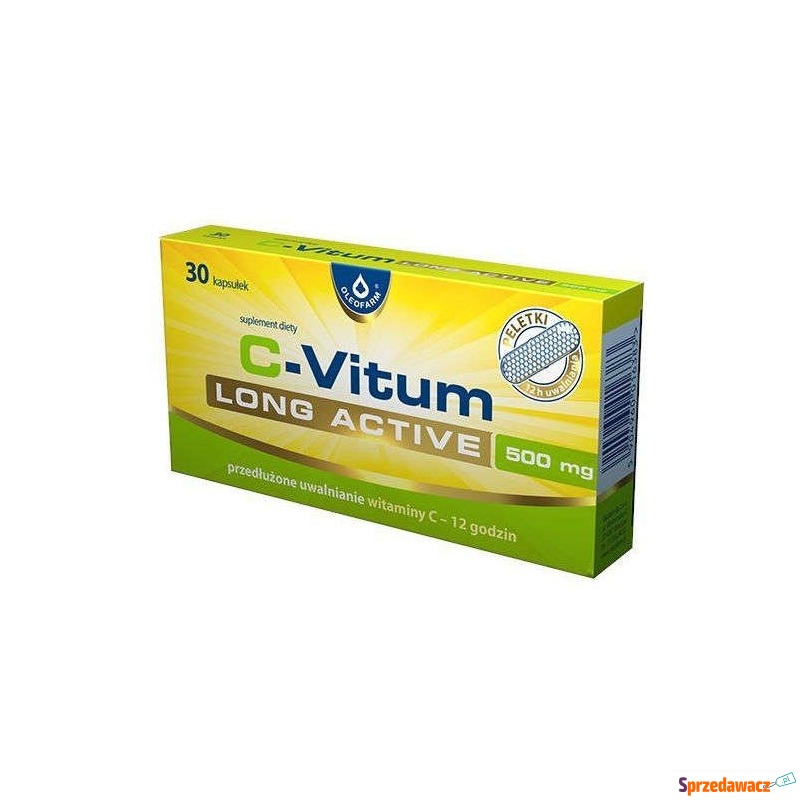 C-vitum long active x 30 kapsułek - Witaminy i suplementy - Siemysłów