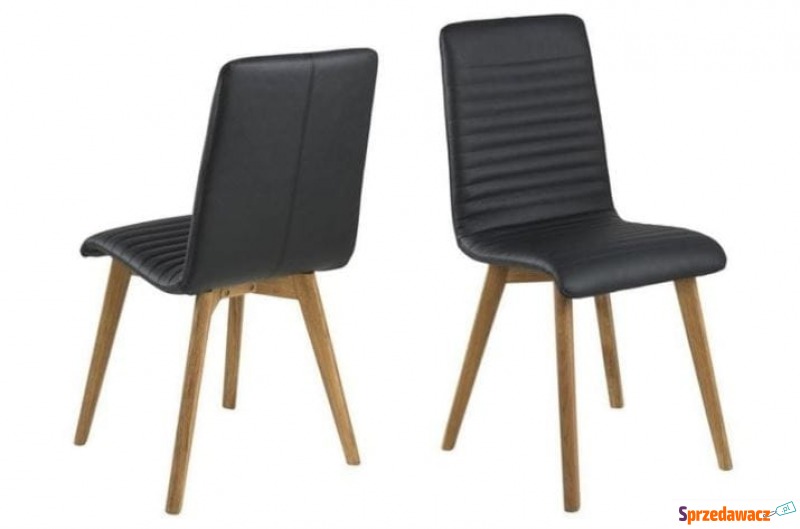 Krzesło Arosa czarny, skóra - Krzesła kuchenne - Częstochowa