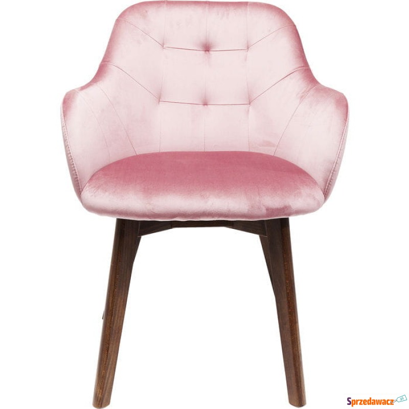 Kare Krzesło Lady Velvet fiołkoworóżowe - Krzesła kuchenne - Grójec