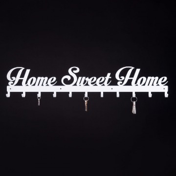 Wieszak Home Sweet Home 01 biały