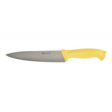 Nóż kuchenny Hendi zółty 33cm