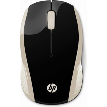 HP Wireless Mouse HP200 czarno-złota 2HU83AA