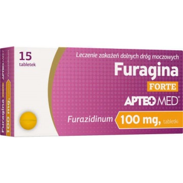 Furagina forte apteo med x 15 tabletek