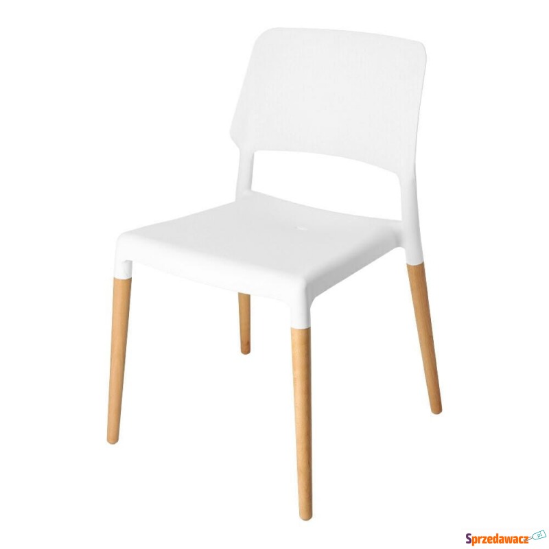 Krzesło Cole białe - Krzesła kuchenne - Sochaczew