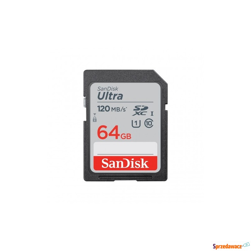 Ultra SDXC 64GB 120MB/s Class 10 UHS-I - Karty pamięci, czytniki,... - Sochaczew