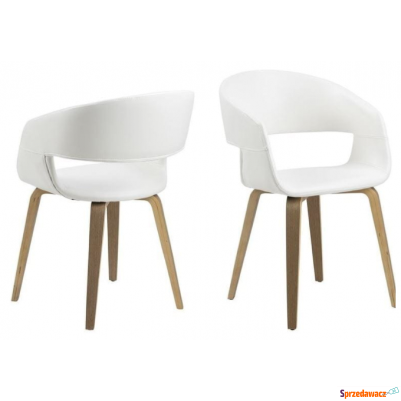 Krzesło Nova biały, naturalny - Krzesła kuchenne - Piotrków Trybunalski