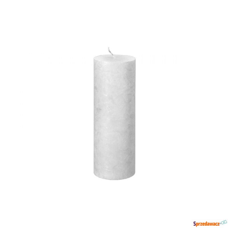 Świeca pieńkowa biała śr. 7cm - Świeczki, świeczniki - Pilchowo