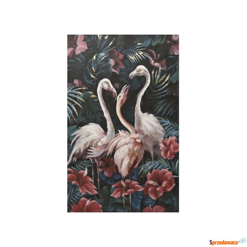Obraz 100x150cm Trzy Flamingi - Obrazy - Siedlce