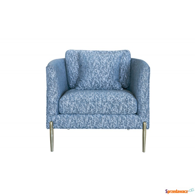 Fotel Bernardo (niebieski) - Sofy, fotele, komplety... - Krapkowice