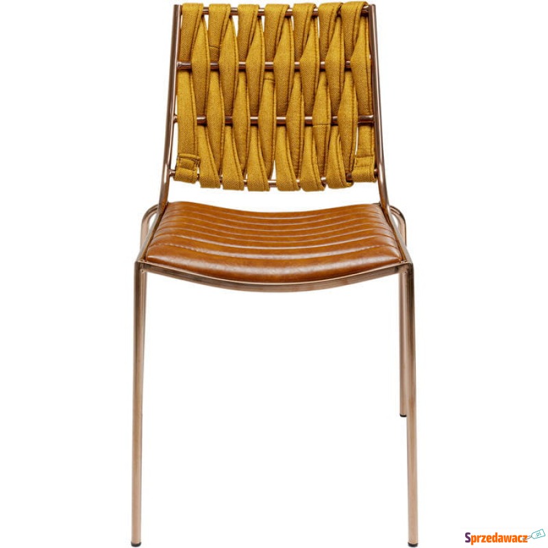 Kare Krzesło Two Face jasny brązowy - Krzesła kuchenne - Starachowice
