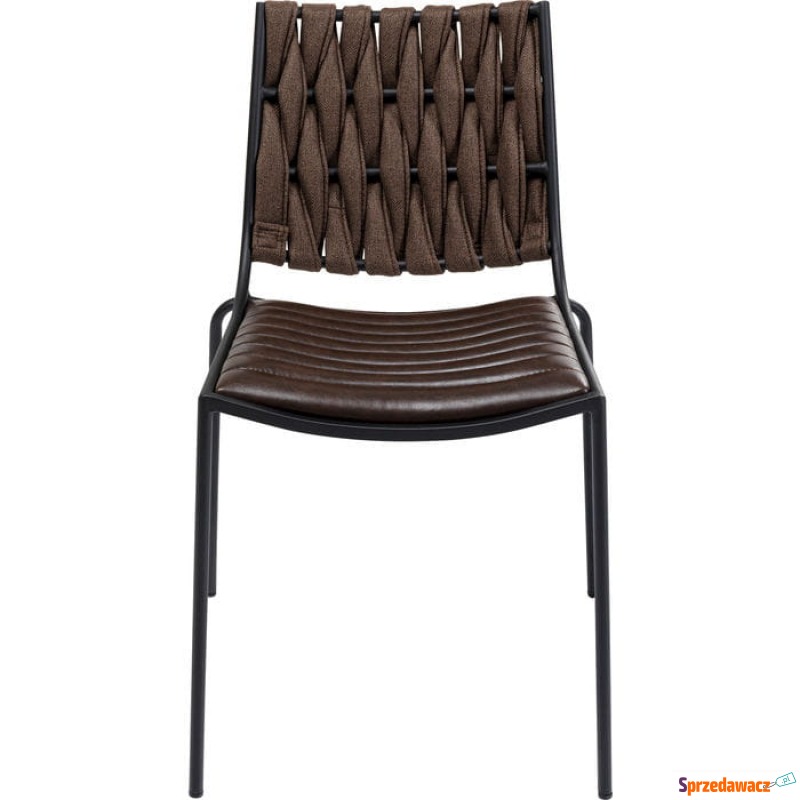 Kare Krzesło Two Face ciemny brązowy - Krzesła kuchenne - Starachowice