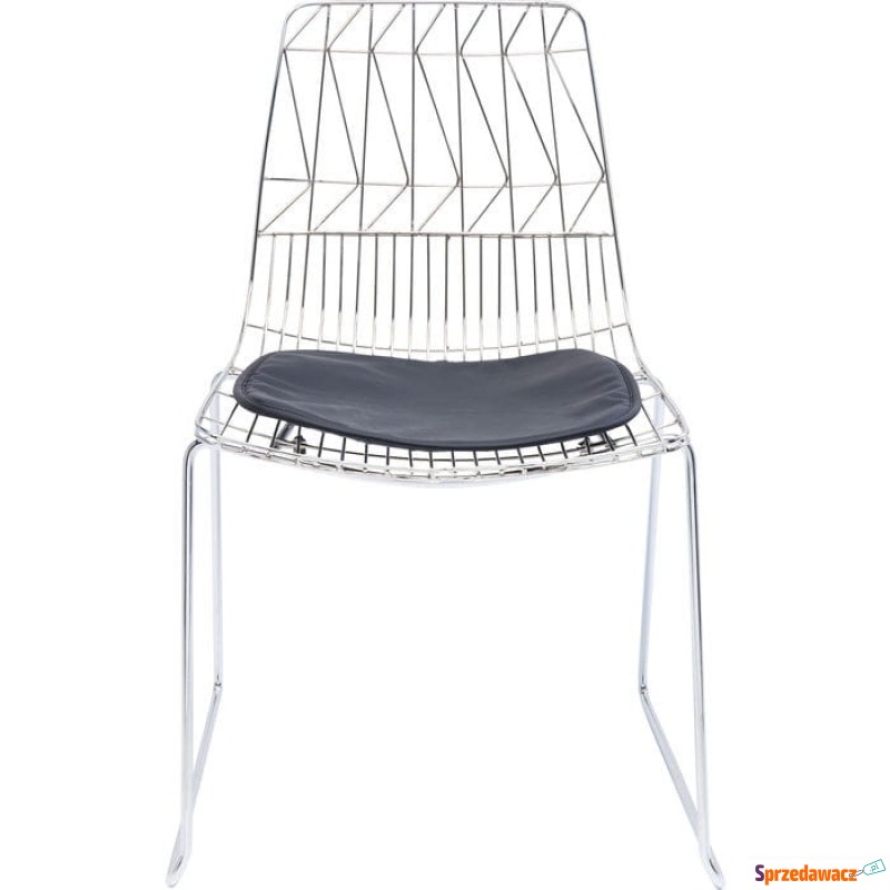 Kare Krzesło Solo Black Chrome - Krzesła kuchenne - Wałbrzych