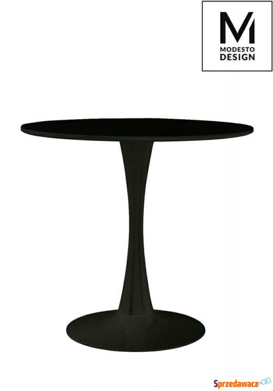 Stół Tulip 80 cm Modesto Design - czarny - Stoły kuchenne - Kętrzyn