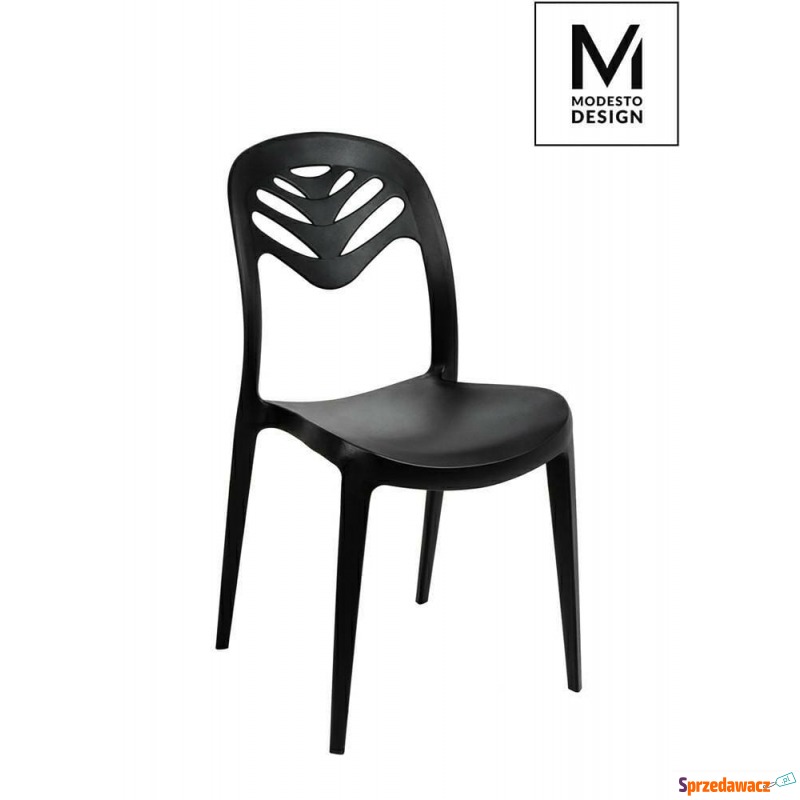 Modesto krzesło Monstera - czarne - Krzesła kuchenne - Mielec