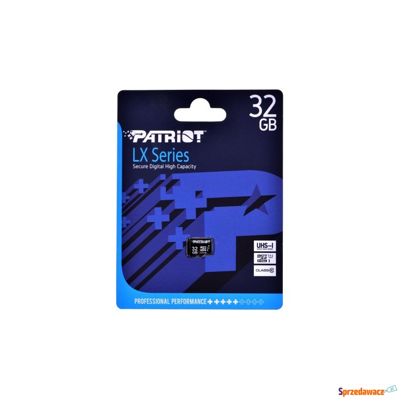 Patriot LX Series microSDHC 32GB Class 10 UHS-I - Karty pamięci, czytniki,... - Lublin