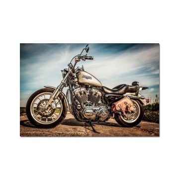 Obraz szklany 120x80 Harley Davidson