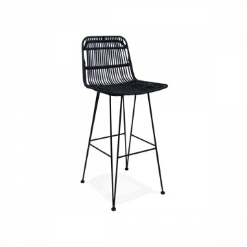 Krzesło barowe Kokoon Design Liano czarne