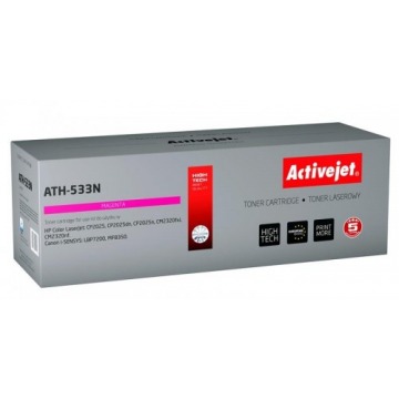 Toner Activejet ATH-533N (zamiennik HP 304A CC533A, Canon CRG-718M; Supreme; 3200 stron; czerwony)