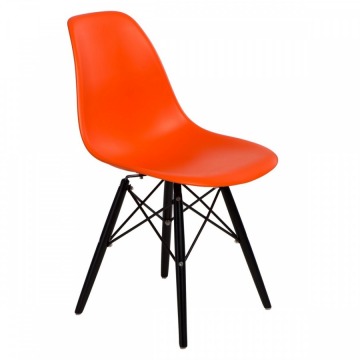 Krzesło P016W PP D2 Pomarańczowe