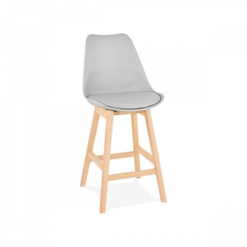 Krzesło barowe Kokoon Design April Mini szare
