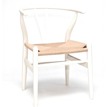 Krzesło Wicker białe