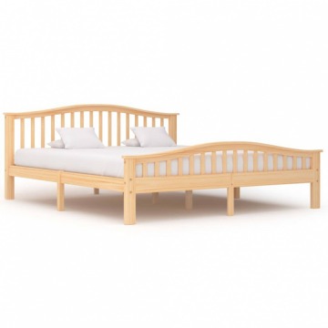 Rama łóżka z litego drewna sosnowego, 180 x 200 cm