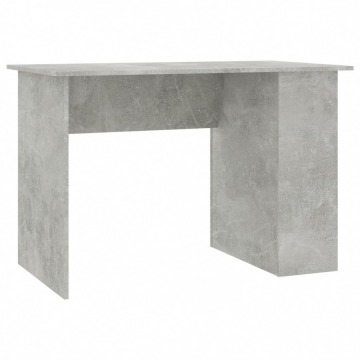 Biurko, szarość betonu, 110x60x73 cm, płyta wiórowa