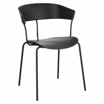 Krzesło Laugar - czarne