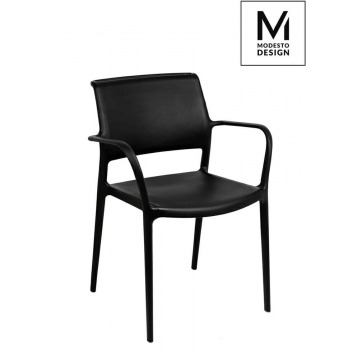 Modesto krzesło Petra - czarne