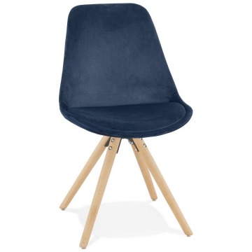 Krzesło Kokoon Design Jones niebieskie nogi naturalne