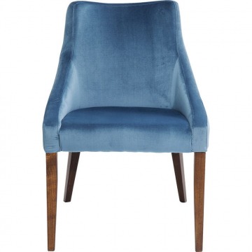 Kare Krzesło Mode Velvet niebieskie