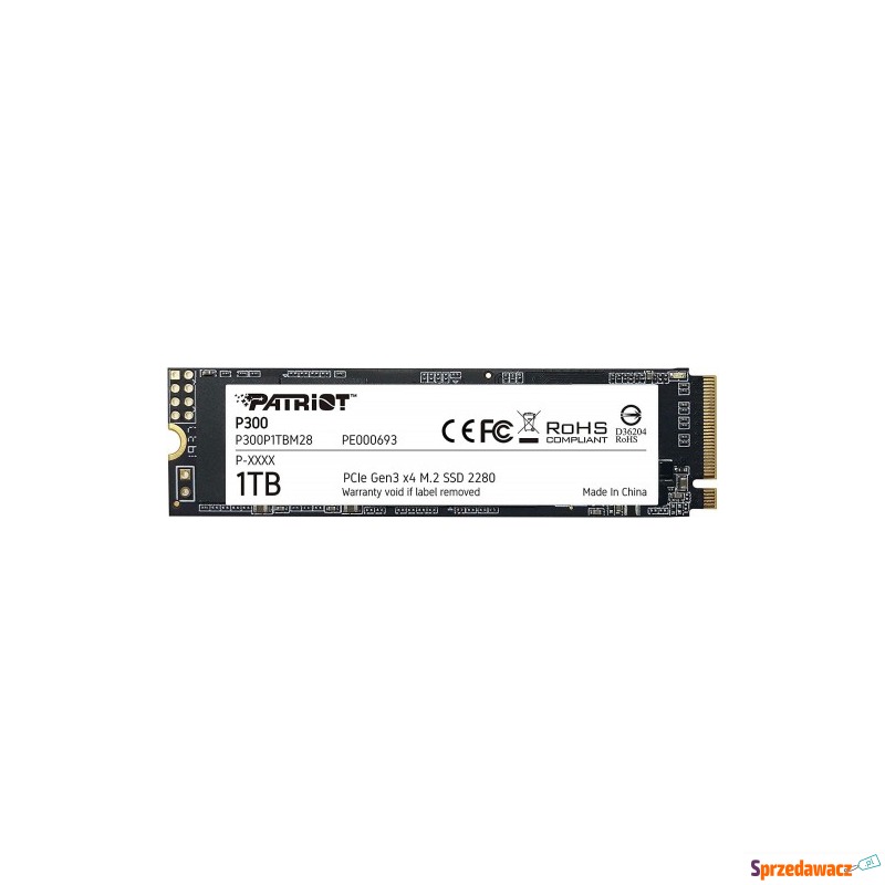 SSD Patriot Viper P300 M.2 PCI-Ex4 NVMe 1TB - Dyski twarde - Rypin