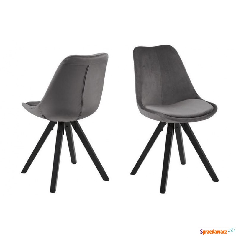 Krzesło Dima ciemny szary, czarny - Krzesła kuchenne - Rypin