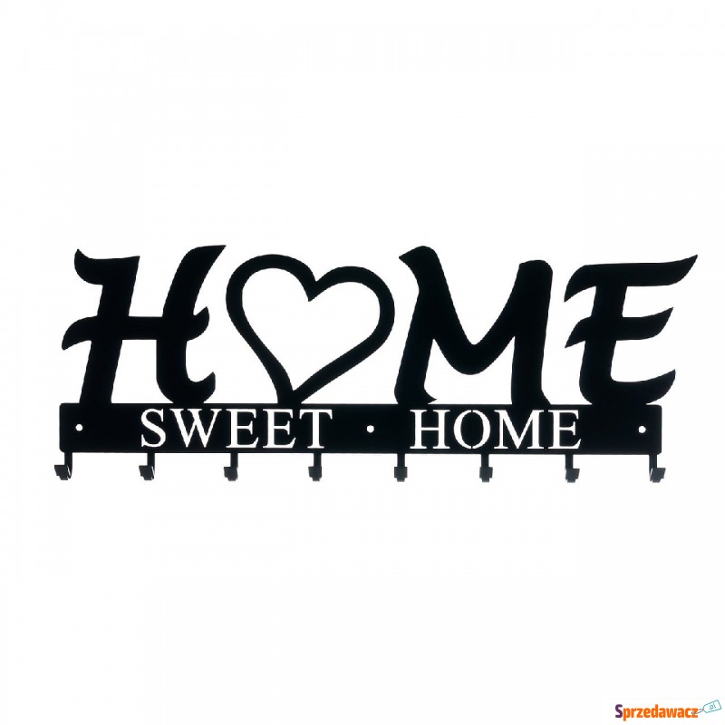 Wieszak Home Sweet Home 02 czarny - Wieszaki - Głogów
