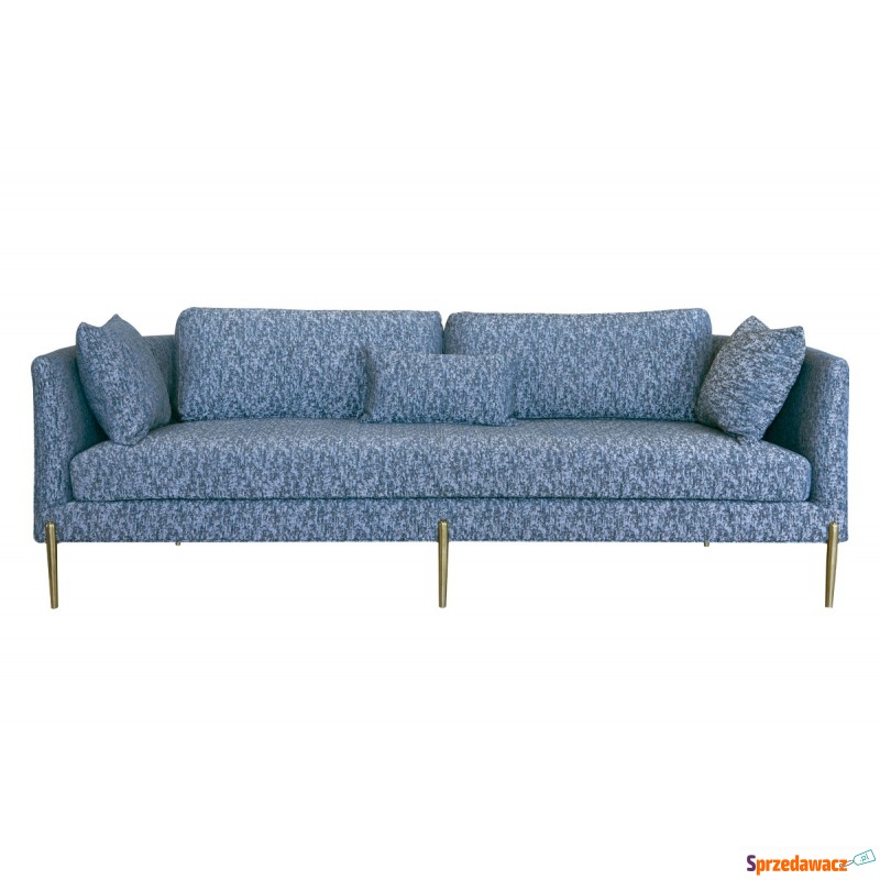 Sofa 3 Bernardo (niebieski) - Sofy, fotele, komplety... - Puławy