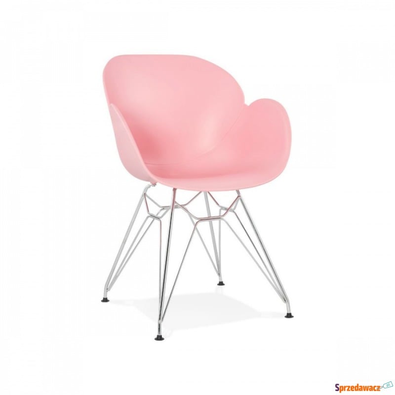 Krzesło Kokoon Design Chipie różowe - Krzesła do salonu i jadalni - Zamość