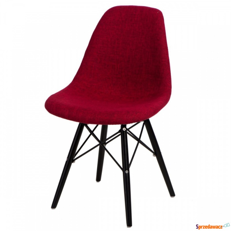 Krzesło P016W Duo D2 czerwono-szare/black - Krzesła do salonu i jadalni - Zielona Góra