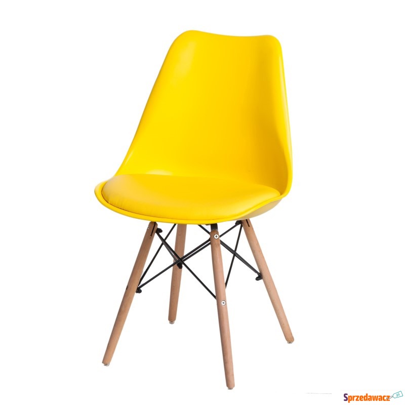 Krzesło Norden DSW PP D2 żółte - Krzesła do salonu i jadalni - Domaszowice
