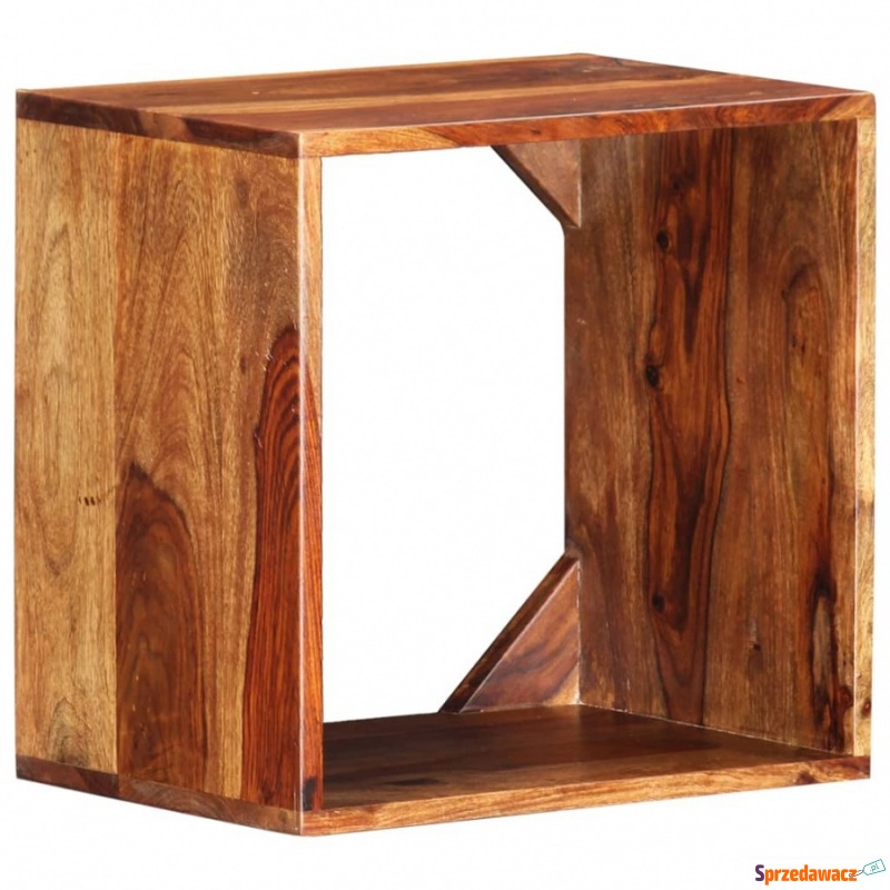 Stolik kawowy 40 x 30 x 40 cm lite drewno sheesham - Stoły, stoliki, ławy - Długołęka