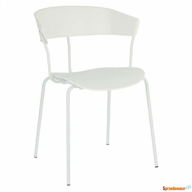 Krzesło Laugar - białe - Krzesła kuchenne - Mielec