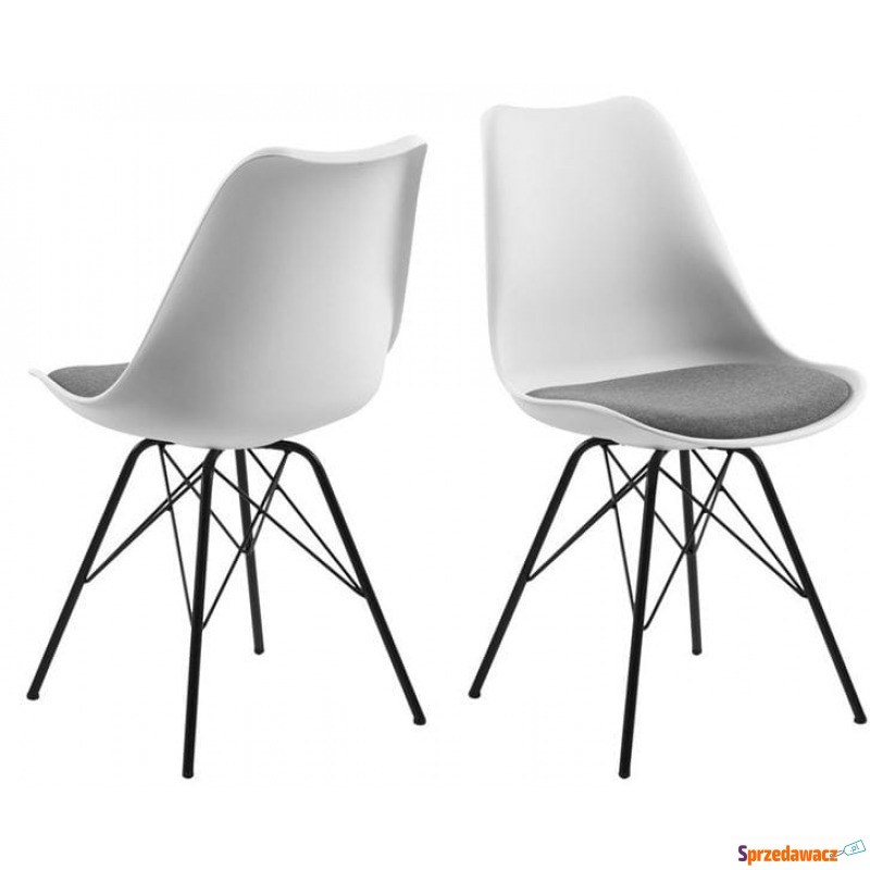 Krzesło Eris biały, szary, czarny - Krzesła kuchenne - Działdowo