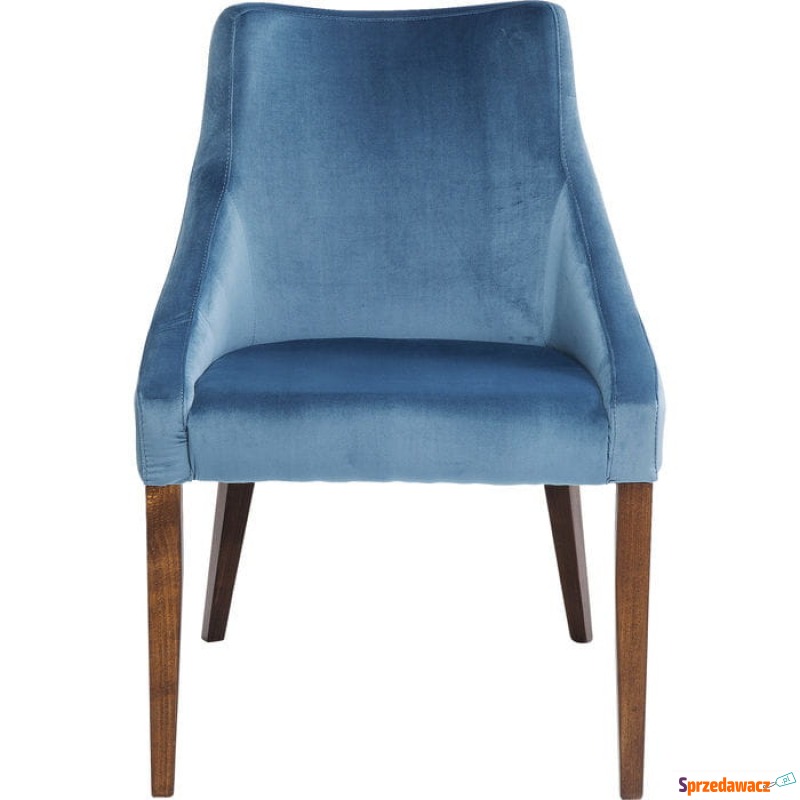 Kare Krzesło Mode Velvet niebieskie - Krzesła kuchenne - Nowa Ruda