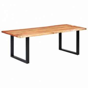 Stół z naturalnymi krawędziami, drewno akacjowe, 220 cm, 3,8 cm