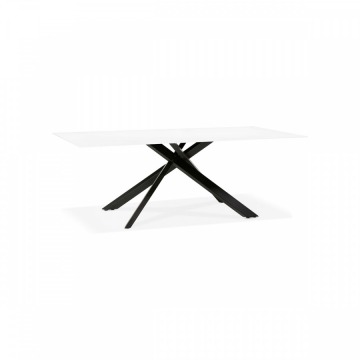 Stół Kokoon Design Madona 200x100 cm biały nogi czarne
