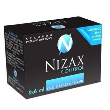 Nizax control szampon 6ml x 6 saszetek