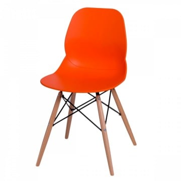 Krzesło D2 Layer DSW pomarańczowe