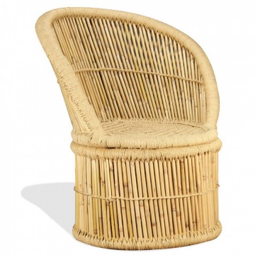 Fotel do salonu bambusowy