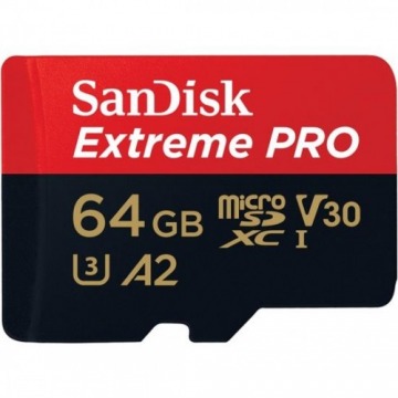 Karta pamięci SanDisk EXTREME PRO SDSQXCY-064G-GN6MA (64GB; Class 10, Class U3, V30; Karta pamięci)